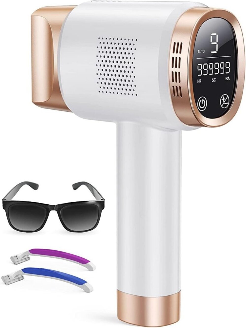 IPL Laser Hair Removal Device for Smooth Skin, Permanent Hair Reduction for All